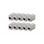Acopladores modulares CAT 6 blindados Digitus 10 unidades RJ-45 contactos dorados