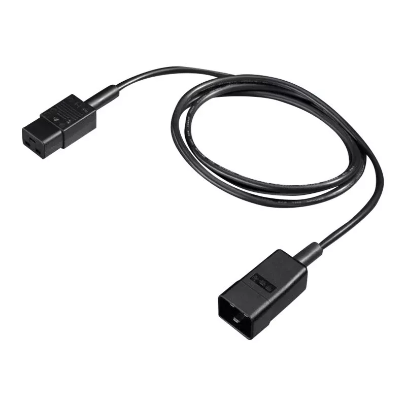 Rittal DK 7200.217 negro 1,8 m conector hembra C20 conector hembra C19