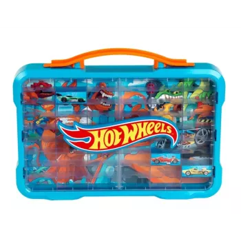 Maletín de almacenamiento Hot Wheels con logo luminoso