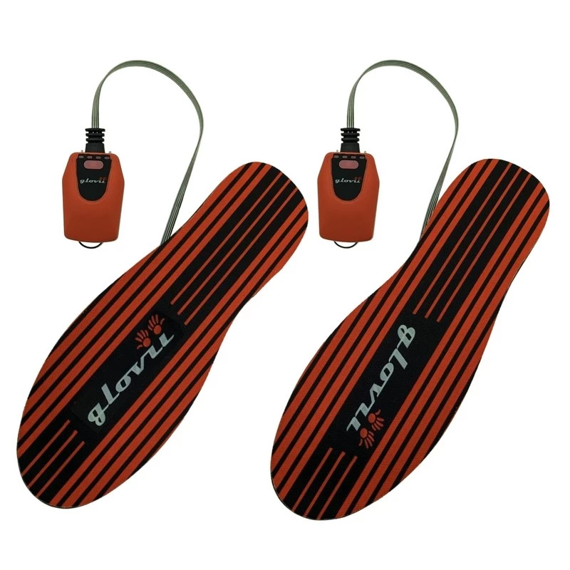 Glovii GW4U protección corporal para deportes de invierno controlada por app para botas de esquí, con pilas, unisex, roja