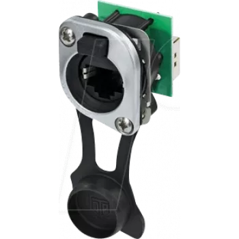 Neutrik NE8FDP-TOP conector de cable CuSn8 negro - acero inoxidable (NE8FDP-TOP)