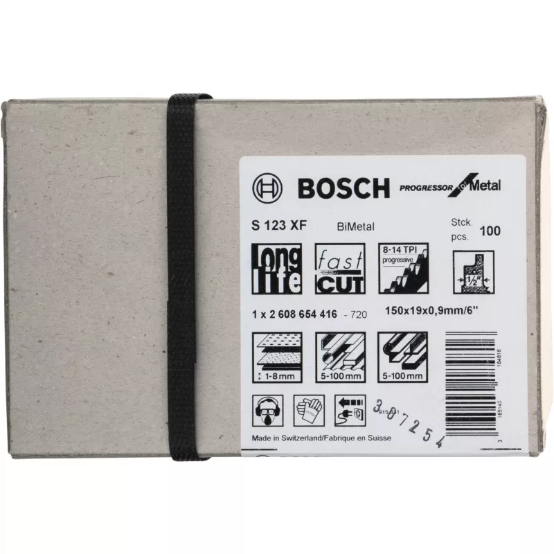 Hoja de sierra sable Bosch S 123 XF Progressor for Metal
