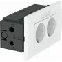 Unidad de tomas 2 módulos 84x140x59 blanco puro SDE-R (6119427)