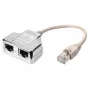 Adaptador de cable de parcheo Digitus CAT 5e apantallado 1:1
