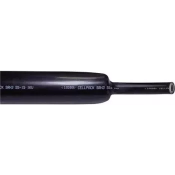 Tubo termorretráctil CellPack SRH2 56-16, negro, 100 cm de longitud