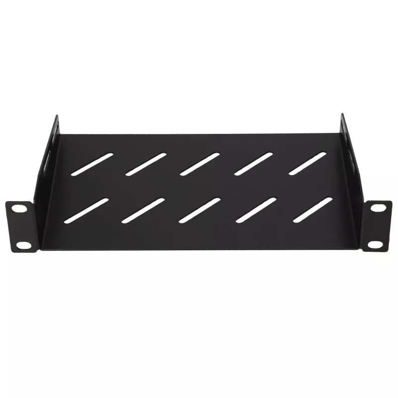 Extralink estante 1U para armarios de pared 10 negro