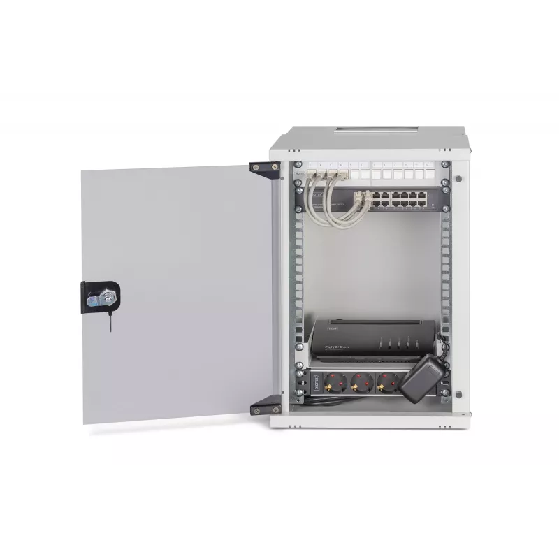 Rack de montaje en pared Digitus DN-49102-SET 9U 315 x 300 mm gris