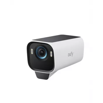 Cámara de vigilancia IP tipo bala para exterior Anker Eufy S3 Pro — 4K (3840×2160), campo de visión de 135°, montaje en pared, con cable e inalámbrica