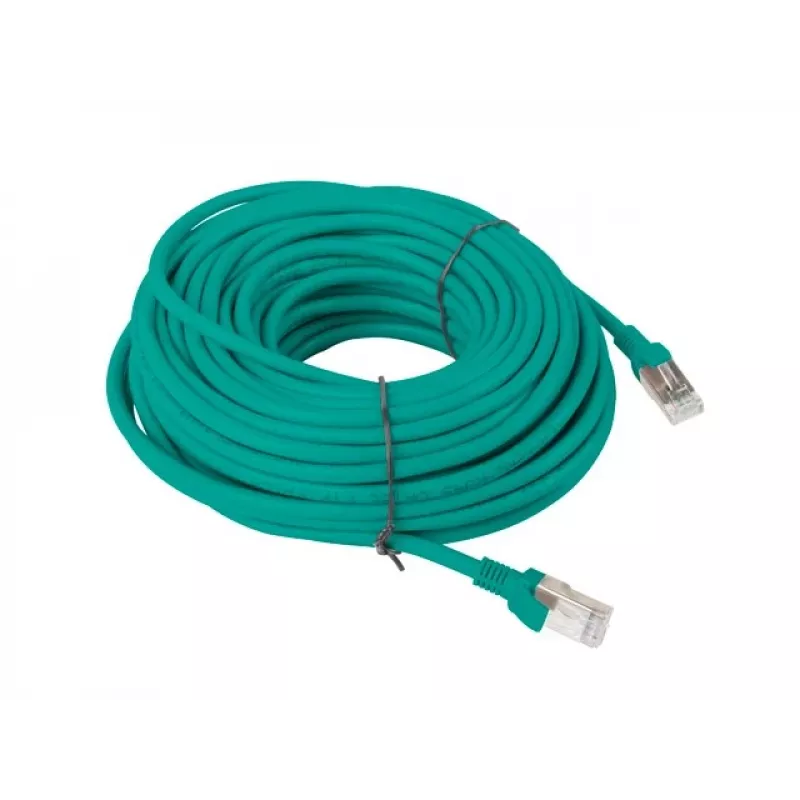 Cable de red LANBERG PCU5-10CC-2000-G RJ-45 Cat5e 20 m verde, U/UTP, CCA, 100 MHz