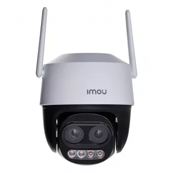 Cámara de vigilancia IP IMOU Cruiser Z Turret — 5 MP, 2,8 mm, 12 V DC, Wi‑Fi y Ethernet, IP66, giro 355° inclinación 90°