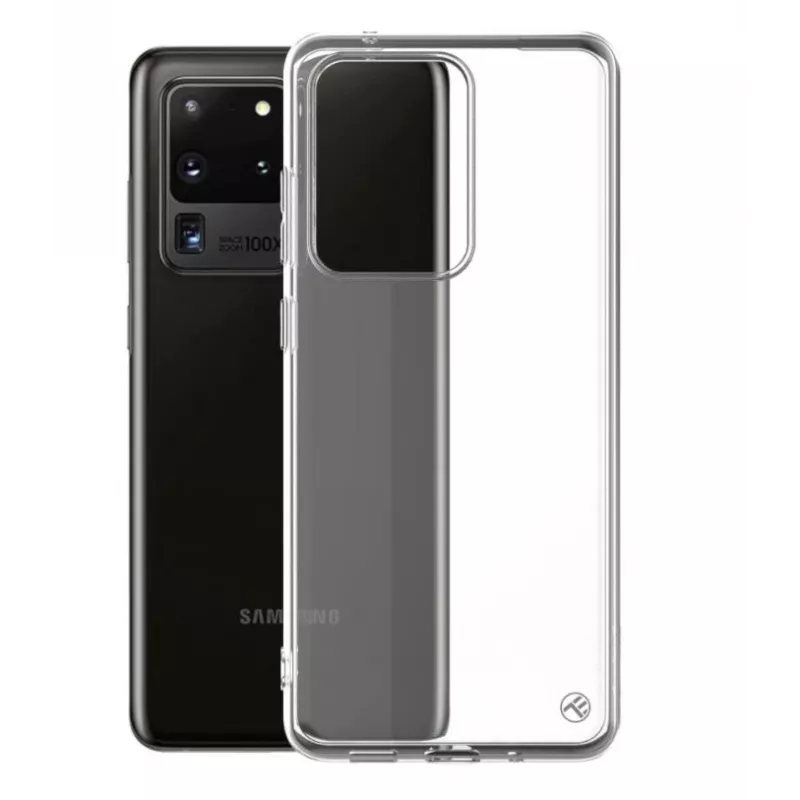 Funda de silicona Tellur para Samsung S20 Ultra, transparente