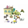 Set de figuras Aventura en la granja con tractor, remolque y animales