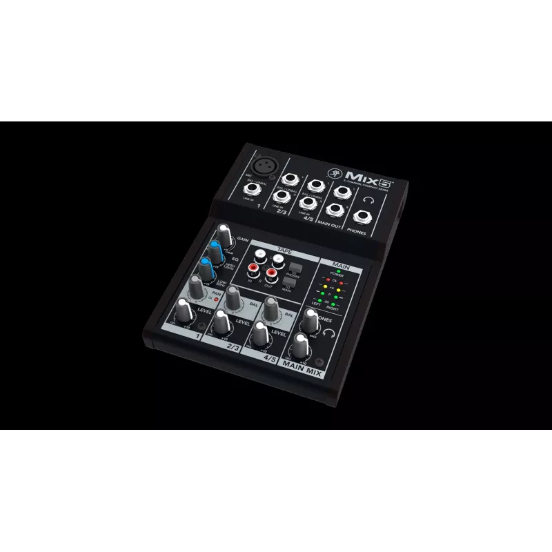Mackie Mix5 5 canales 20 – 30000 Hz Negro