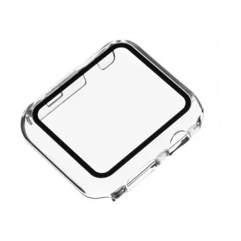 FIXED Pure funda completa de policarbonato para Apple Watch 45mm Serie 8, transparente (FIXPUW-436)