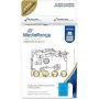 MediaRange Cartucho de cinta de plástico MRBTZ531 12 mm 8 m Negro sobre Azul