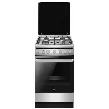 Amica 57GGH5.43HZpMsN(Xx) Cocina independiente Gas Plata a