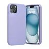 Funda de silicona Vention KUFV0-20 para iPhone 15 Plus, lila, tacto suave, ligera