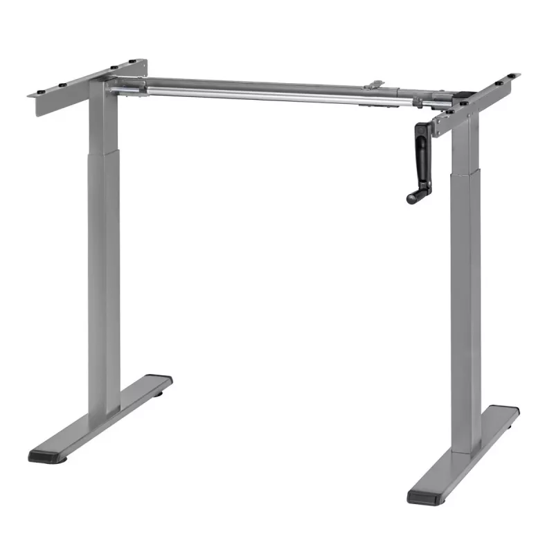 Escritorio de altura ajustable manualmente MACLEAN MC-790NG — carga máx. 60 kg, altura máx. 120 cm