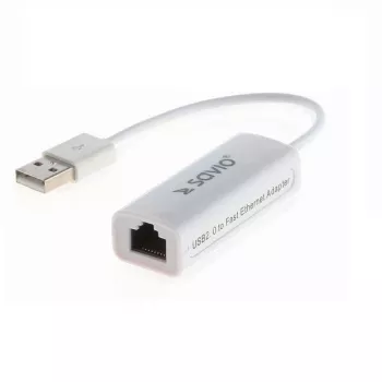 Savio CL-24 - Adaptador de red - USB 2.0 - 10/100 Ethernet X 1