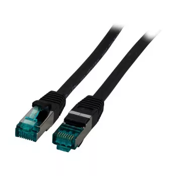 EFB-Elektronik Cable de parcheo RJ45 Cat.6A S/FTP LSZH negro 0,5 m Fabricante: EFB Elektronik (MK6001.0,5B)