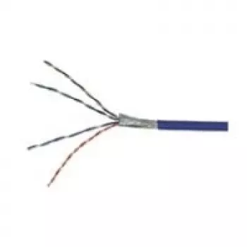 Cable de red Wentronic Goobay CAT 5e, F/UTP, azul, 100 m - mezcla de cobre CCA, AWG 26/7 (trenzado), PVC (93265)