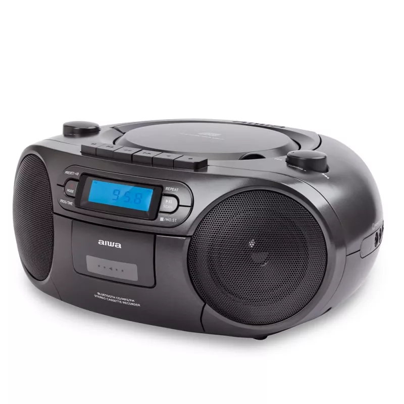 Sistema estéreo portátil Aiwa BBTC-550BK Digital 6 W FM PLL negro