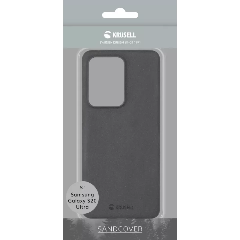 Krusell Essentials SandCover funda para Samsung Galaxy S20 Ultra, negra
