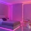 Guirnalda LED Twinkly TWD200STP-TEU tira multicolor para interior, 5 cm de separación, IP20, cable transparente