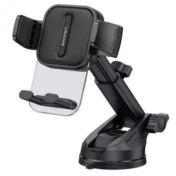 Soporte para salpicadero y parabrisas de coche USAMS ZJ072 ZJ072ZJ01 negro, soporte universal para dispositivos