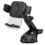 Soporte para salpicadero y parabrisas de coche USAMS ZJ072 ZJ072ZJ01 negro, soporte universal para dispositivos