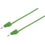 VOLTCRAFT Cable de prueba [conector macho 4 mm - conector macho 4 mm] 0,5 m verde MSB-300 (MSB-300-0.5-GR)