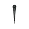 Muse MC-20B micrófono profesional con cable, -73 dB, 30–15000 Hz, cable de 3 m, jack de 6,3 mm, negro