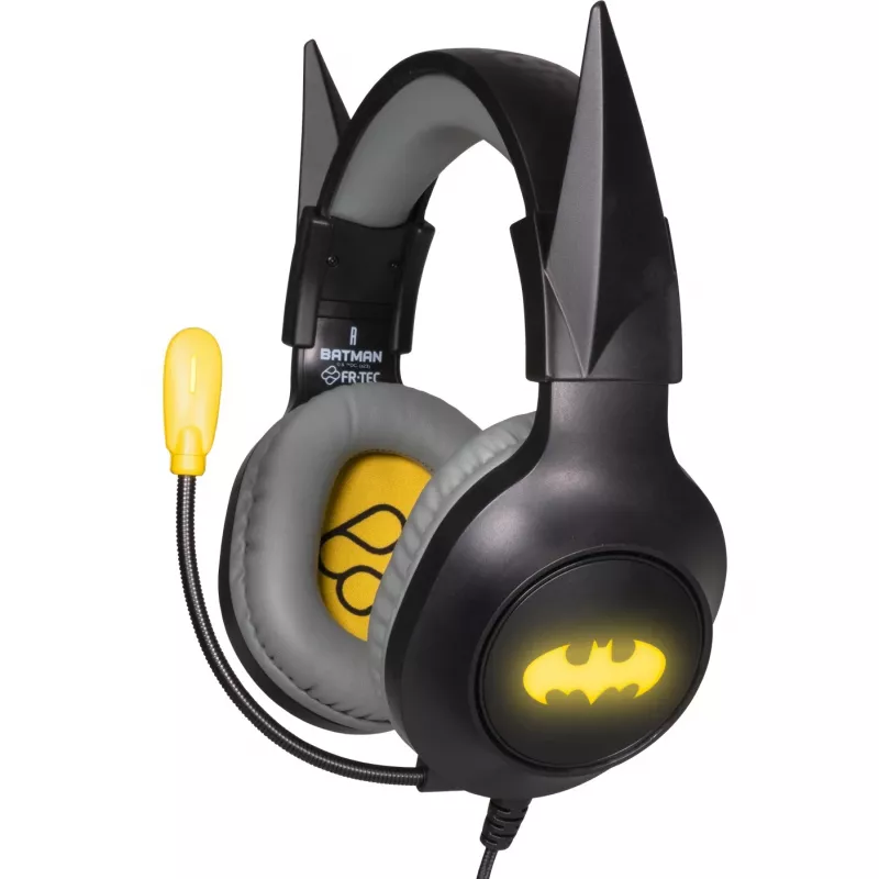 Auriculares FR-TEC Gaming Headset Batman con orejas extraíbles