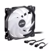 XPG VENTO 120 ARGB PWM (pack de 3) negro, ventilador, 12 cm, 300 rpm, 1850 rpm, negro