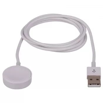 Akyga AK-SW-15 cable de carga magnético para Apple Watch, USB, 1 m, blanco (AK-SW-15)