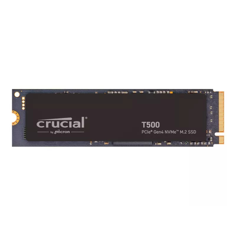 Unidad SSD Crucial T500 1TB M.2 NVMe 2280 PCIe 4.0 con disipador