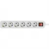 Alargador eléctrico Wentronic 38845 5m 6 tomas de corriente para interiores blanco