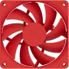 Ventilador de refrigeración para ordenador HYTE FA12-RR-4 120 mm, 1500 rpm, 72 m³/h, 1,6 mmH2O, rodamiento fluido dinámico, rojo, pack de 4