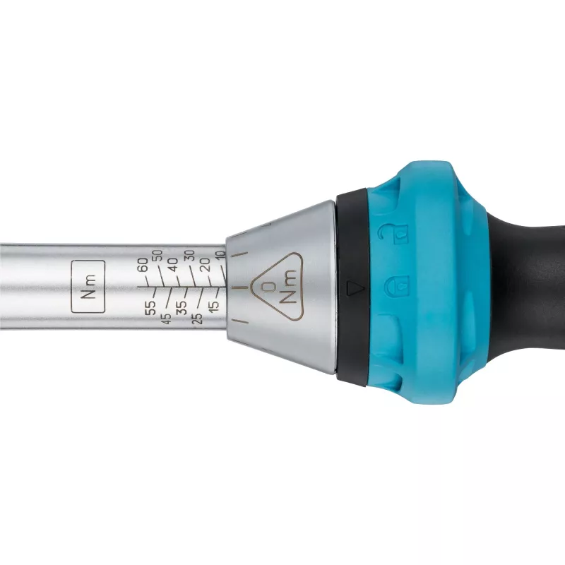 HAZET 5120-3CT - llave dinamométrica de clic - mecánica - 1/4 - 1 - 9 Nm - 4% - negro/azul (5120-3CT)