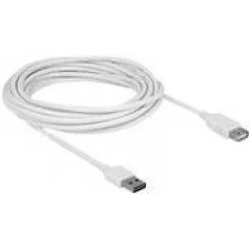 Cable USB DeLOCK 85202 USB 2.0 5 m blanco
