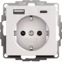 gira Fuente de alimentación USB SCHUKO 2f System 55 Modelo 245927