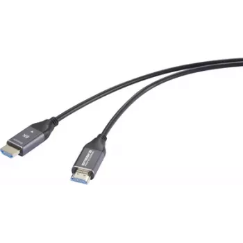 Cable de fibra óptica HDMI SpeaKa Professional HDMI-A conector macho a conector macho 30 m negro (SP-12842668)
