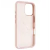 Funda trasera FIXED para Apple iPhone 16 silicona líquida rosa con funda protectora fina MagFlow