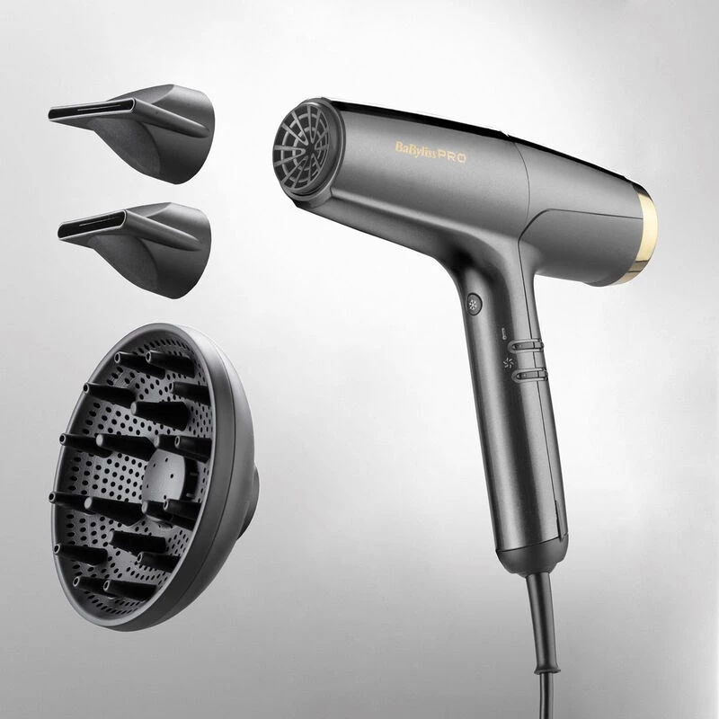 BaByliss Falco BAB8550E Secador de pelo profesional 2000 W Negro