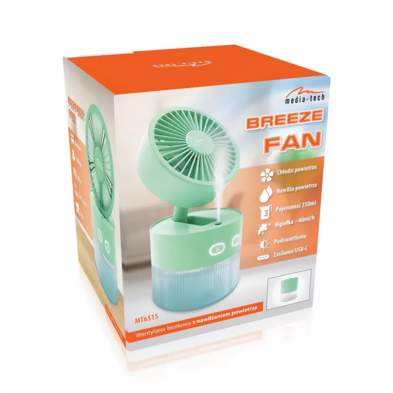 Ventilador de mesa MEDIA-TECH MT6515 12 pulgadas, 3 velocidades