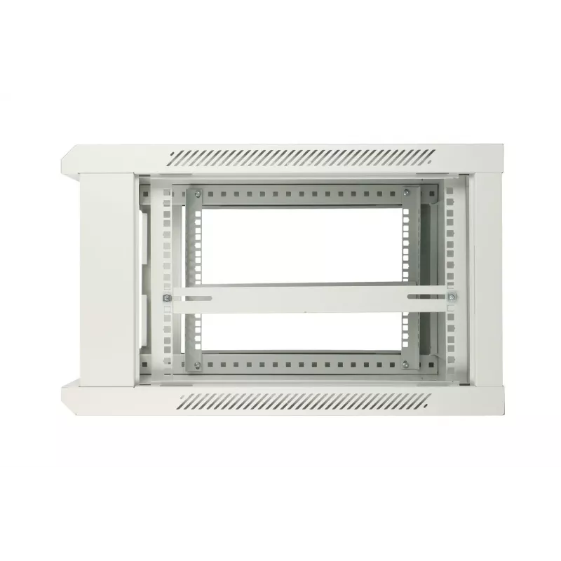 Extralink Armario rackmount 6U 600x450 ASP gris montado en pared, puerta metálica