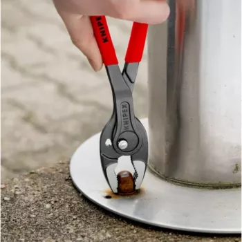 Alicate Knipex TwinGrip 250 mm 82 01 250, 250 mm de longitud, diseño TwinGrip