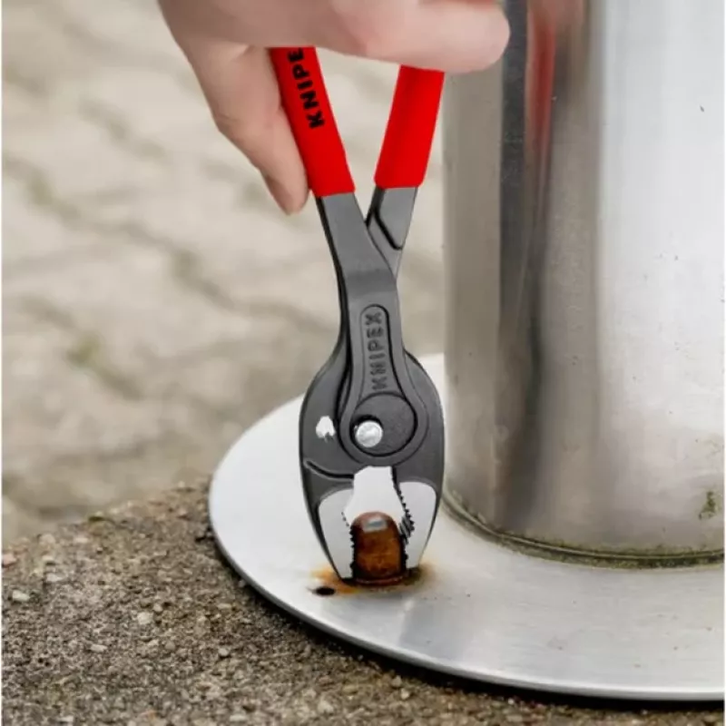 Alicate Knipex TwinGrip 250 mm 82 01 250, 250 mm de longitud, diseño TwinGrip