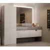 Armario de baño Nel DD 1K cesta color crema puertas largas