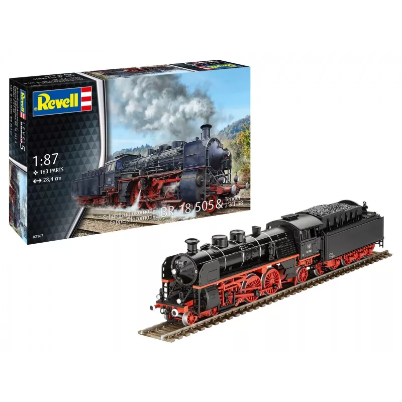 REVELL Maqueta Tren Express Locomotora BR18 Escala 1:87